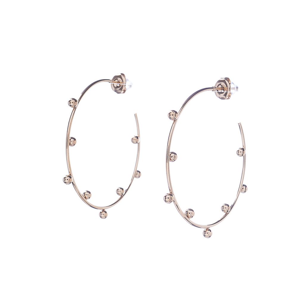 

Серьги конго из бижутерного сплава Moon Paris MIK-22.10-048, MIK-22.10-048
