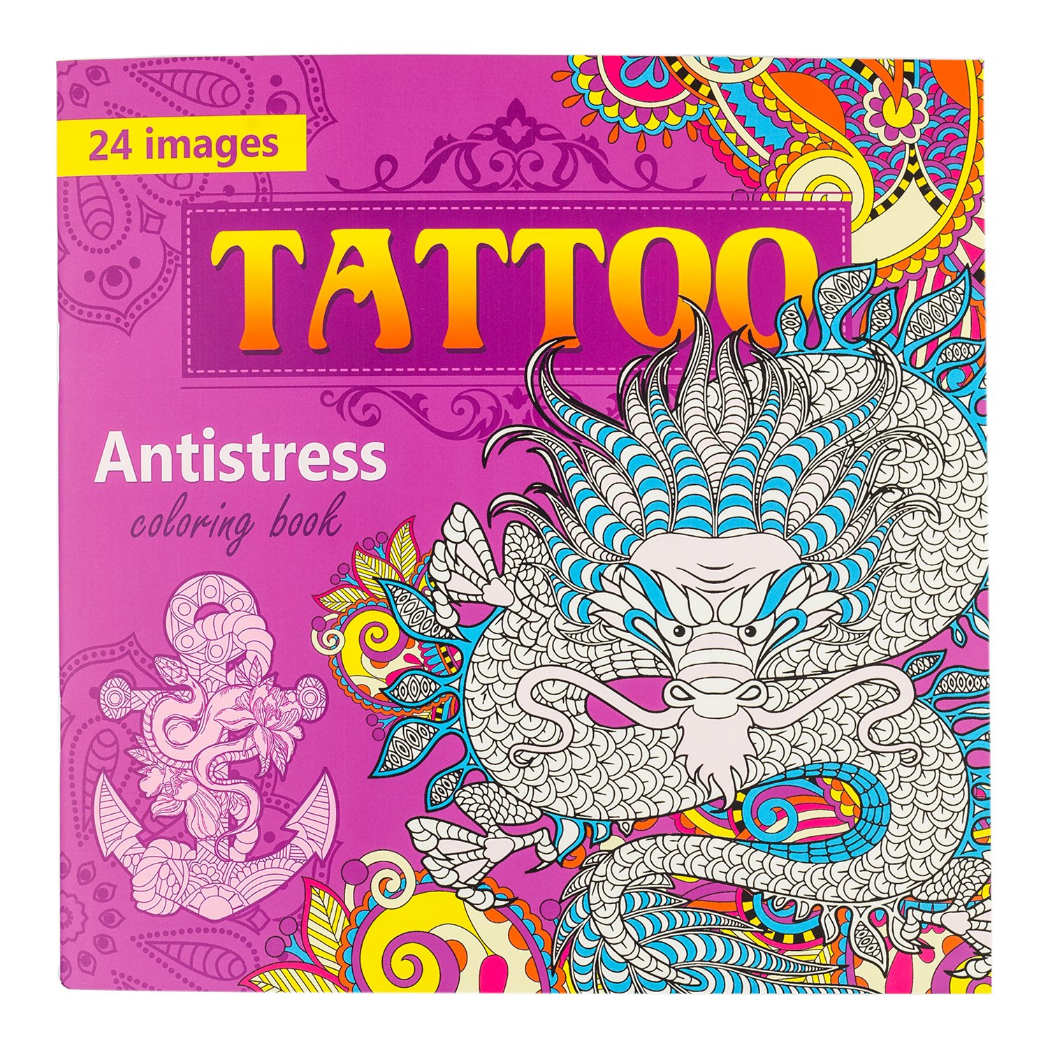 

Раскраска - антистресс Bourgeois 12 листов 20х20 см, Tattoo - Татуировки , 1743, 0699 (1743)