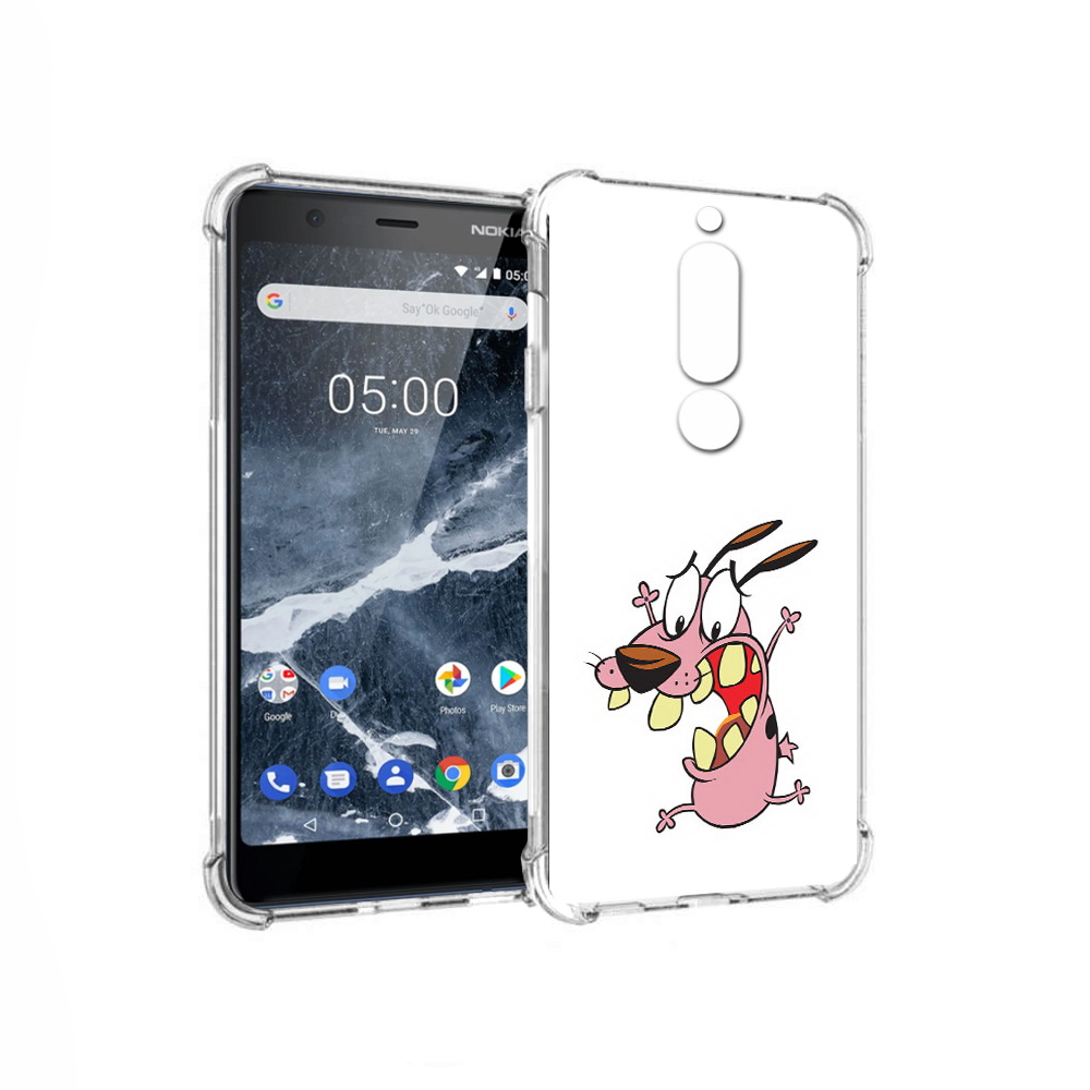 

Чехол MyPads Tocco для Nokia 5.1 зубастый бобик (PT114144.121.371), Прозрачный, Tocco