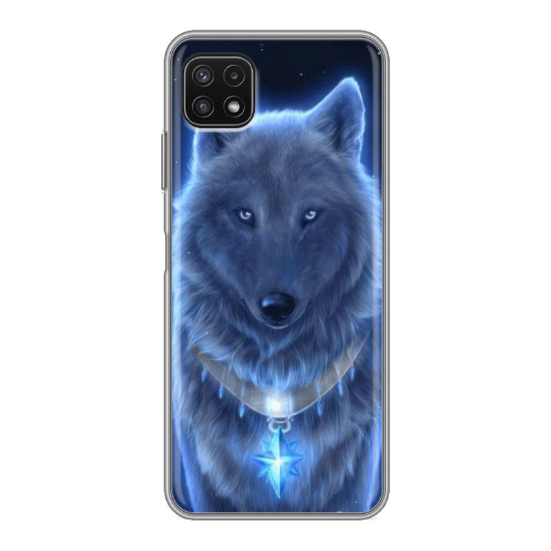 

Дизайнерский силиконовый чехол для Samsung Galaxy A22s 5G Волки