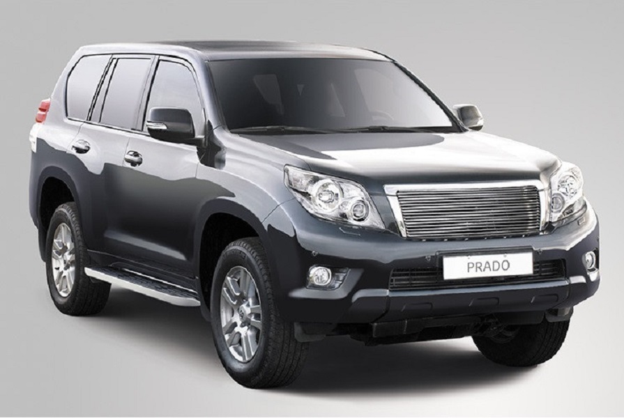 

Декоративная решетка радиатора d10 Toyota Land Cruiser Prado 150 2009-2013 чёрн