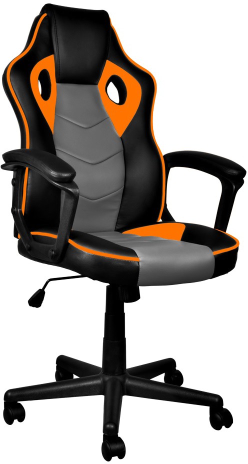 Кресло компьютерное RaidMAX DK240OG black/orange