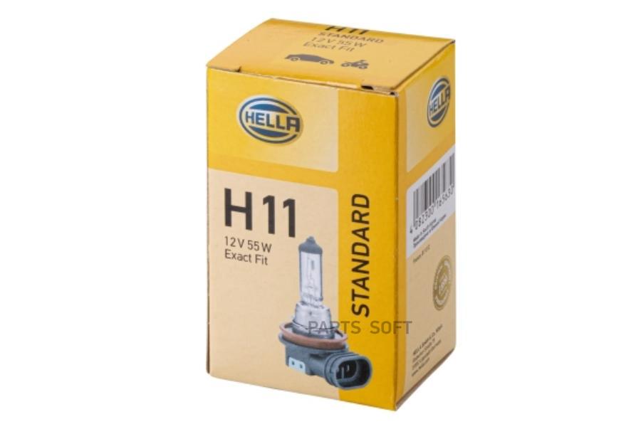 

Лампа 12v H11 55w Hella 1 Шт. Картон 8gh008358-121 HELLA PAGID арт. 8GH008358121