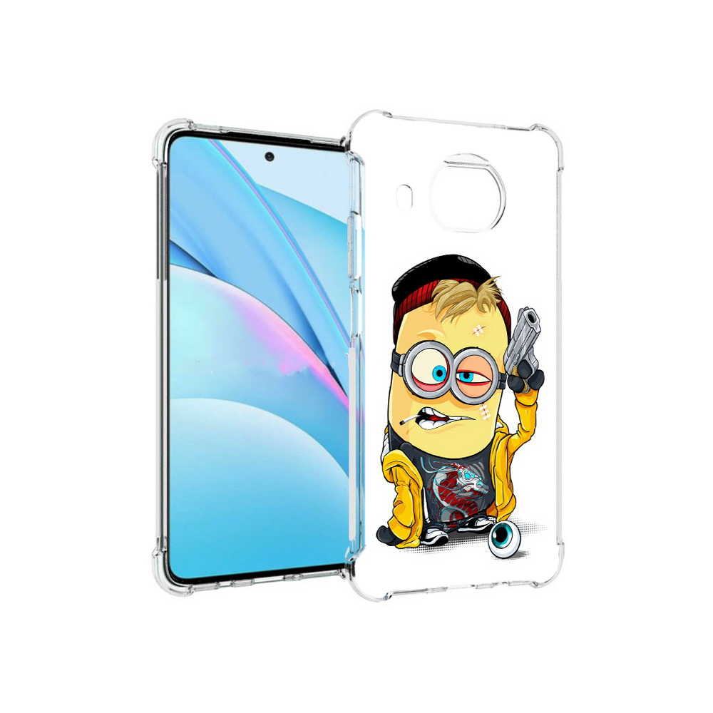 

Чехол MyPads Tocco для Xiaomi Mi 10T Lite миньон бандит (PT154732.269.475), Прозрачный, Tocco