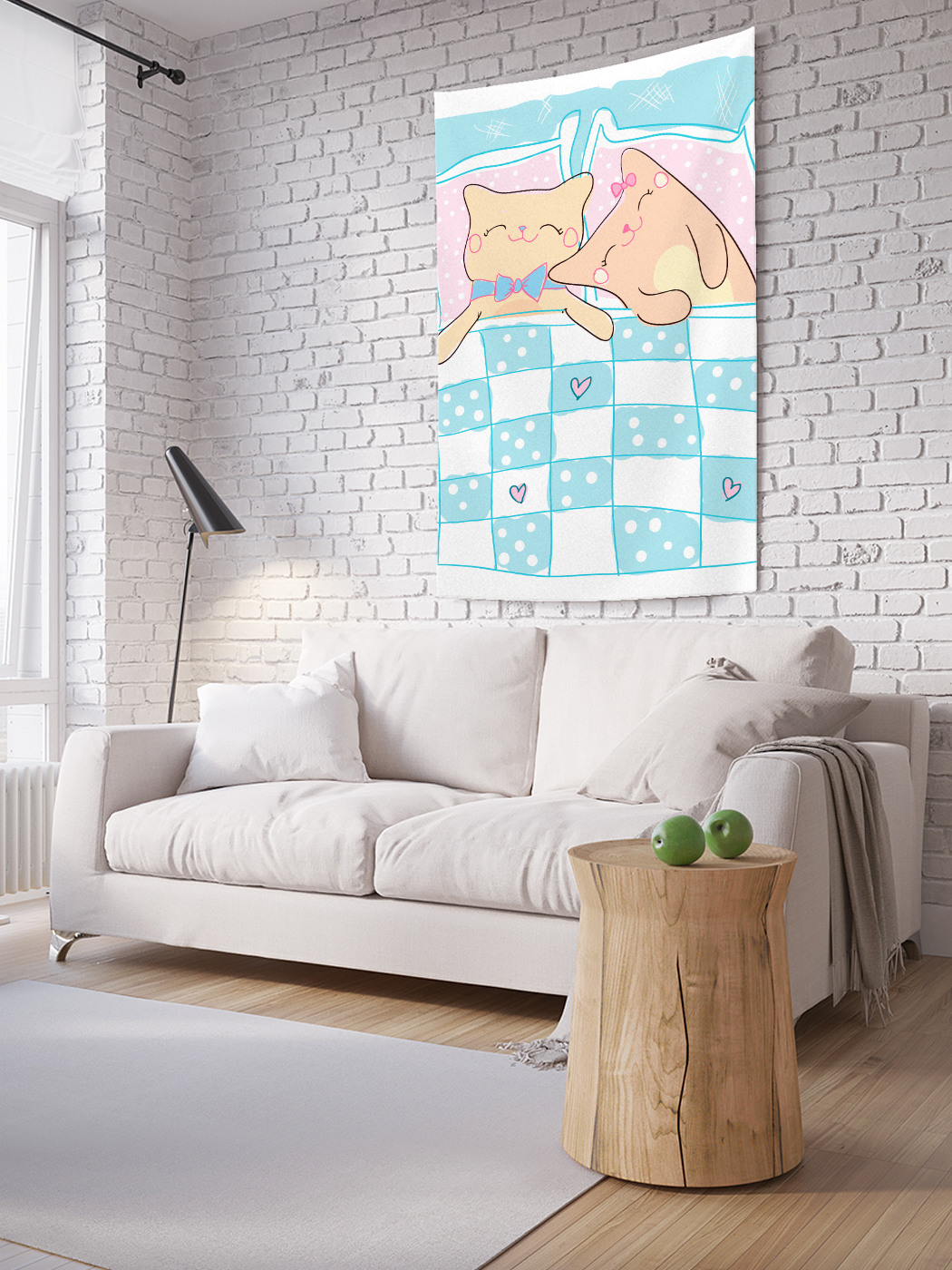 

Вертикальное фотопанно на стену JoyArty Кошачьи нежности 150x200 см, Кошачьи нежности