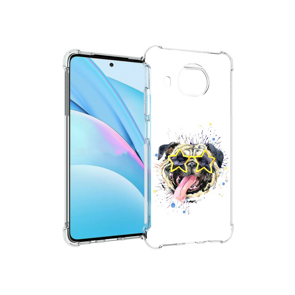 

Чехол MyPads Tocco для Xiaomi Mi 10T Lite мопс боксер (PT154732.269.482), Прозрачный, Tocco