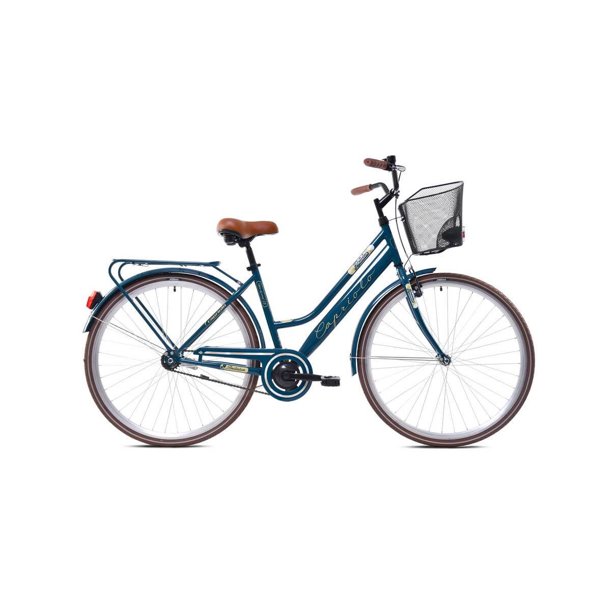 Велосипед CAPRIOLO CITY AMSTERDAM LADY 28'' (FIX), STEEL 18'' (синий)