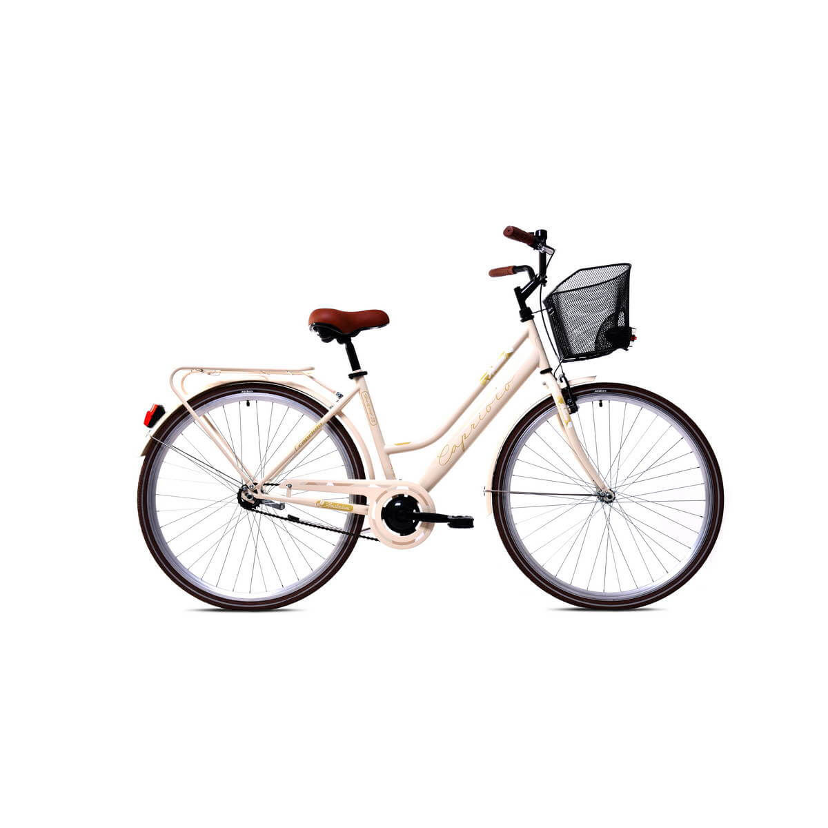Велосипед CAPRIOLO CITY AMSTERDAM LADY 28'' (FIX), STEEL 18'' (бежевый)