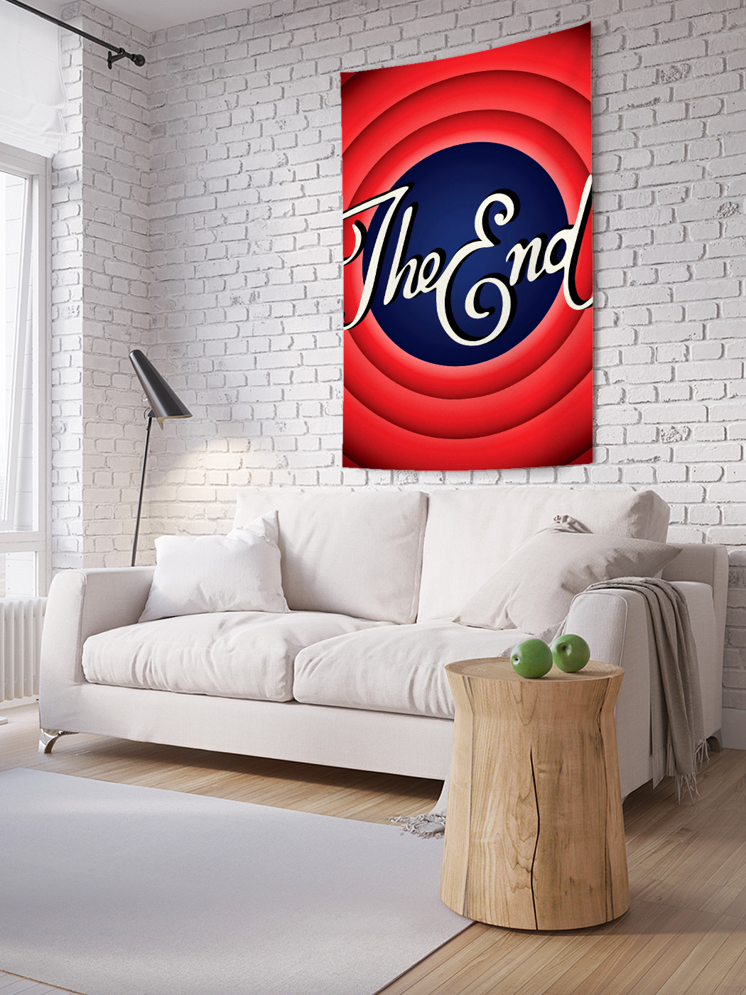

Вертикальное фотопанно на стену JoyArty The end 150x200 см, The end