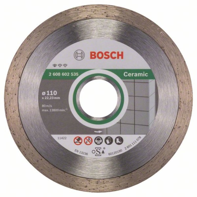 фото Алмазный диск standard for ceramic110-22,23 2608602535 bosch