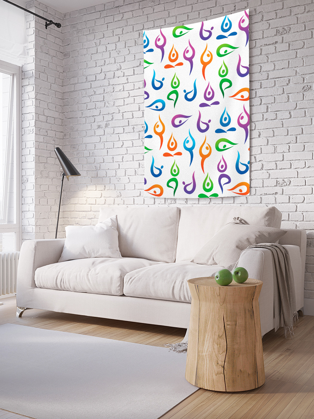 

Вертикальное фотопанно на стену JoyArty Мир йоги 150x200 см, Мир йоги