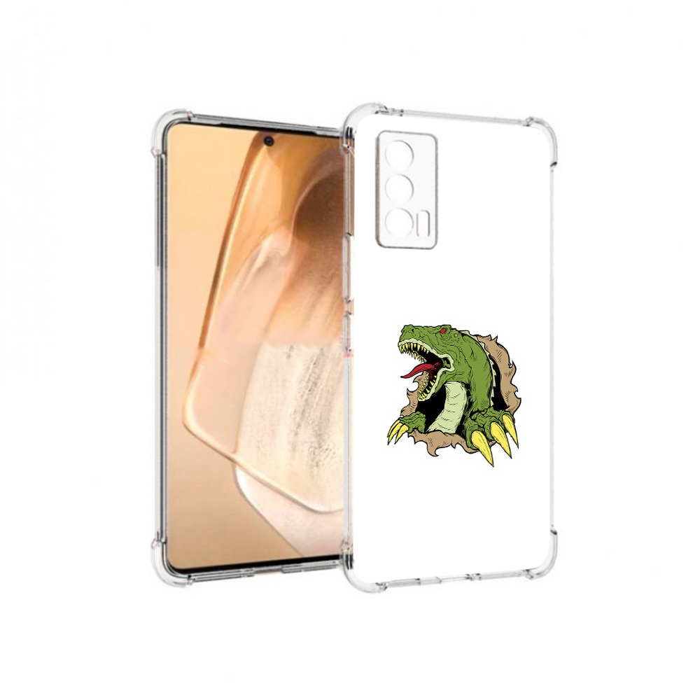 

Чехол MyPads Tocco для Vivo iQOO Neo 5 годзила (PT226960.398.290), Прозрачный, Tocco