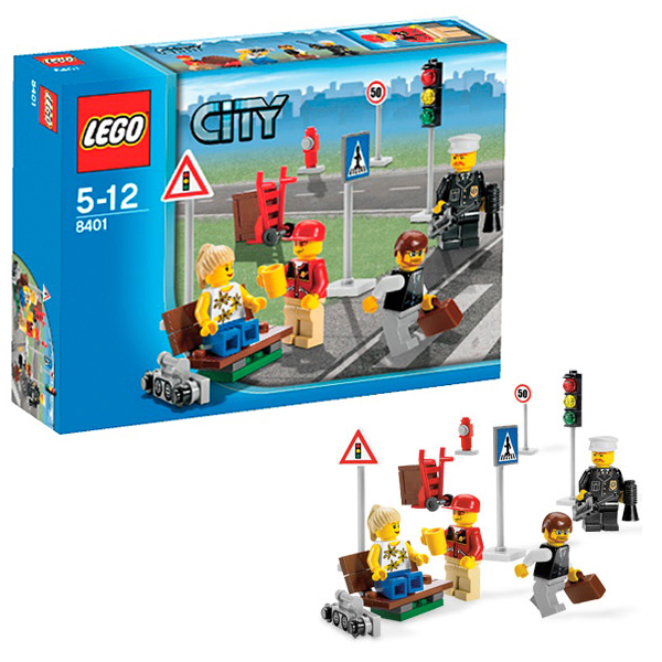 

Конструктор LEGO City Коллекция минифигур Город 8401