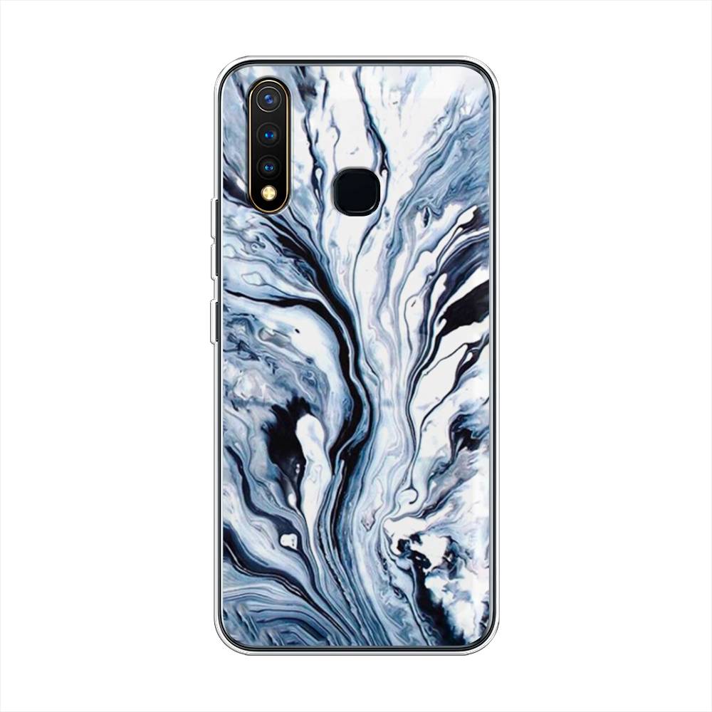 

Чехол Awog на Vivo Y19 "Голубой минерал мрамор", Разноцветный, 261950-3
