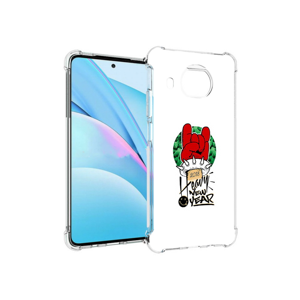 

Чехол MyPads Tocco для Xiaomi Mi 10T Lite Гангстер новый год (PT154732.269.53), Прозрачный, Tocco
