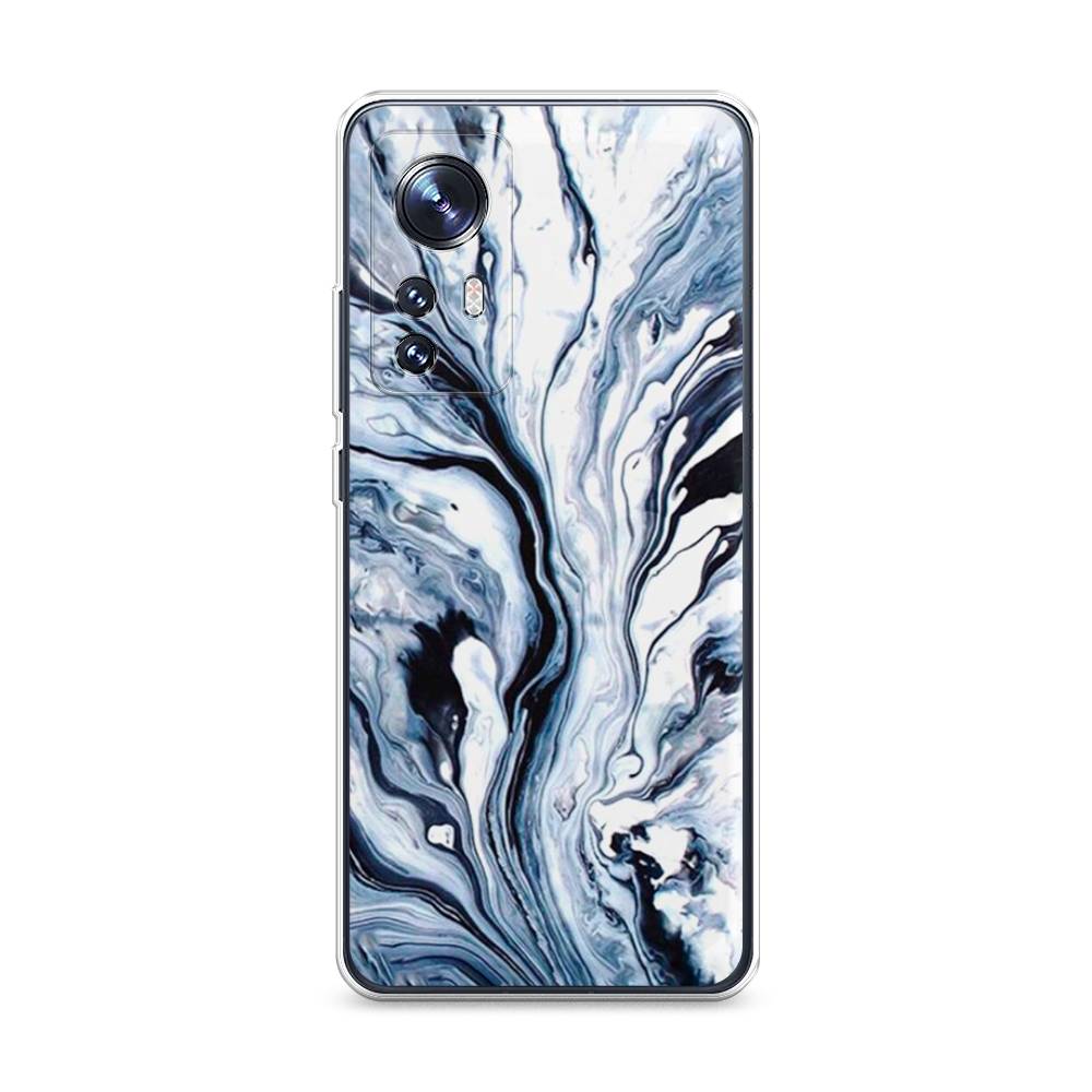 фото Чехол awog "голубой минерал мрамор" для xiaomi 12x