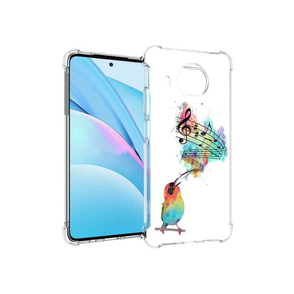 

Чехол MyPads Tocco для Xiaomi Mi 10T Lite певчая птичка (PT154732.269.536), Прозрачный, Tocco
