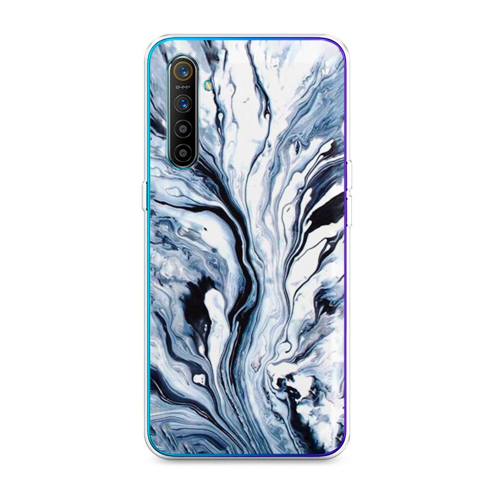 

Чехол Awog на Realme XT "Голубой минерал мрамор", Разноцветный, 251450-3