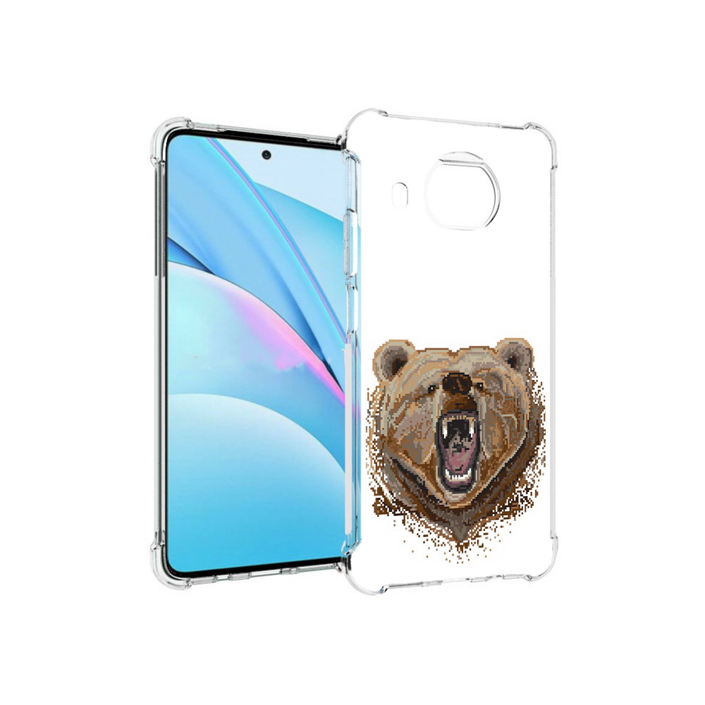 

Чехол MyPads Tocco для Xiaomi Mi 10T Lite пиксельный медведь (PT154732.269.539), Прозрачный, Tocco