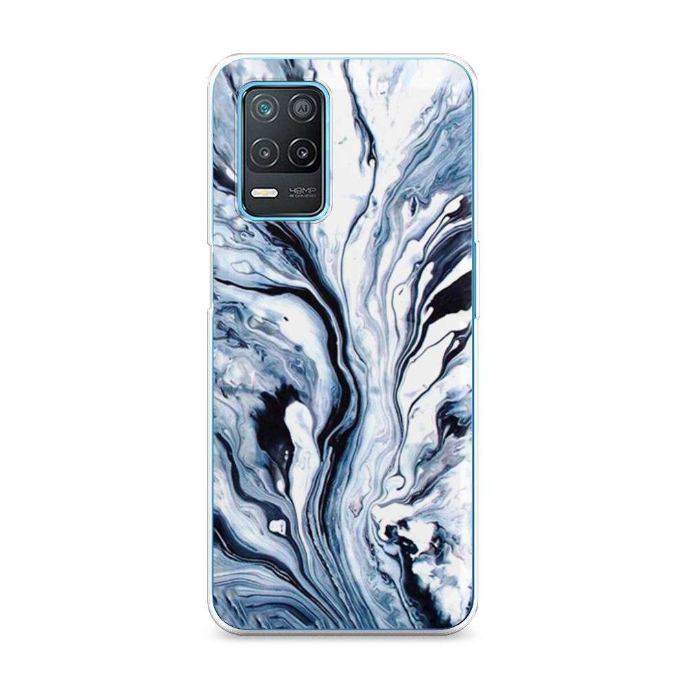 

Чехол Awog на Realme 8 5G "Голубой минерал мрамор", Разноцветный, 257050-3