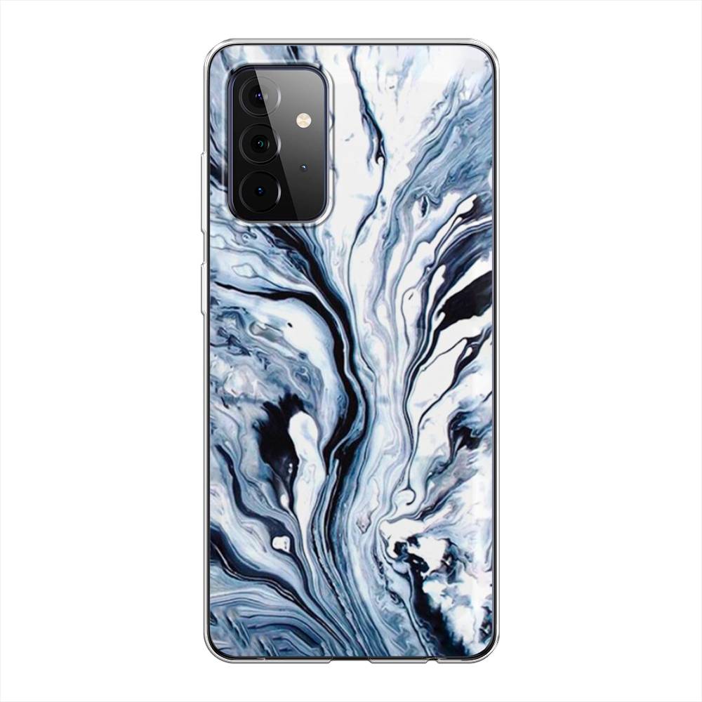 

Чехол Awog на Samsung Galaxy A72 / Самсунг A72 "Голубой минерал мрамор", Разноцветный, 2101950-3
