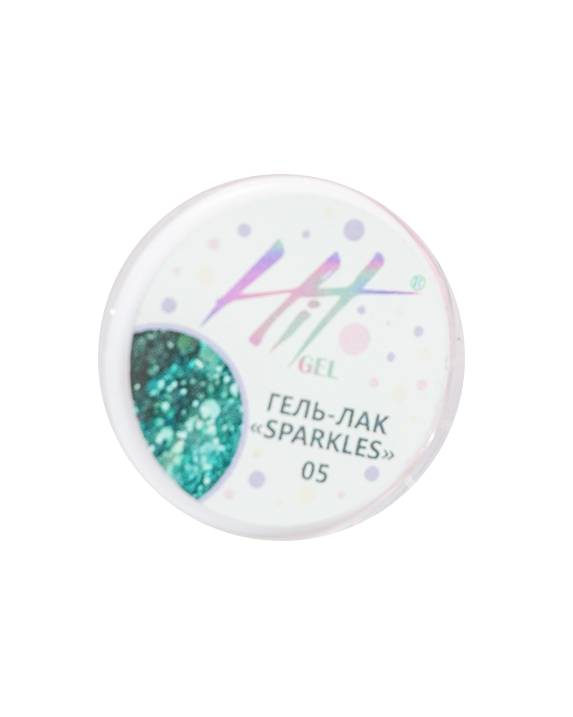 фото Гель-лак hit gel sparkles №05