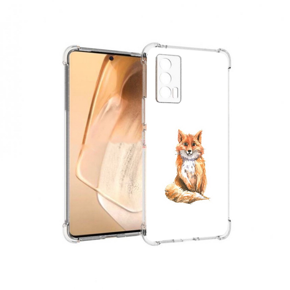 

Чехол MyPads Tocco для Vivo iQOO Neo 5 детская лиса (PT226960.398.320), Прозрачный, Tocco