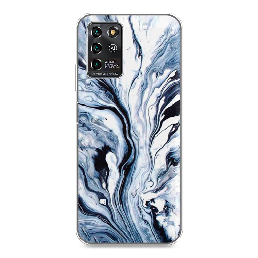 

Чехол Awog на ZTE Blade V30 Vita / ЗТЕ Блэйд V30 Vita "Голубой минерал мрамор", Разноцветный, 135050-3