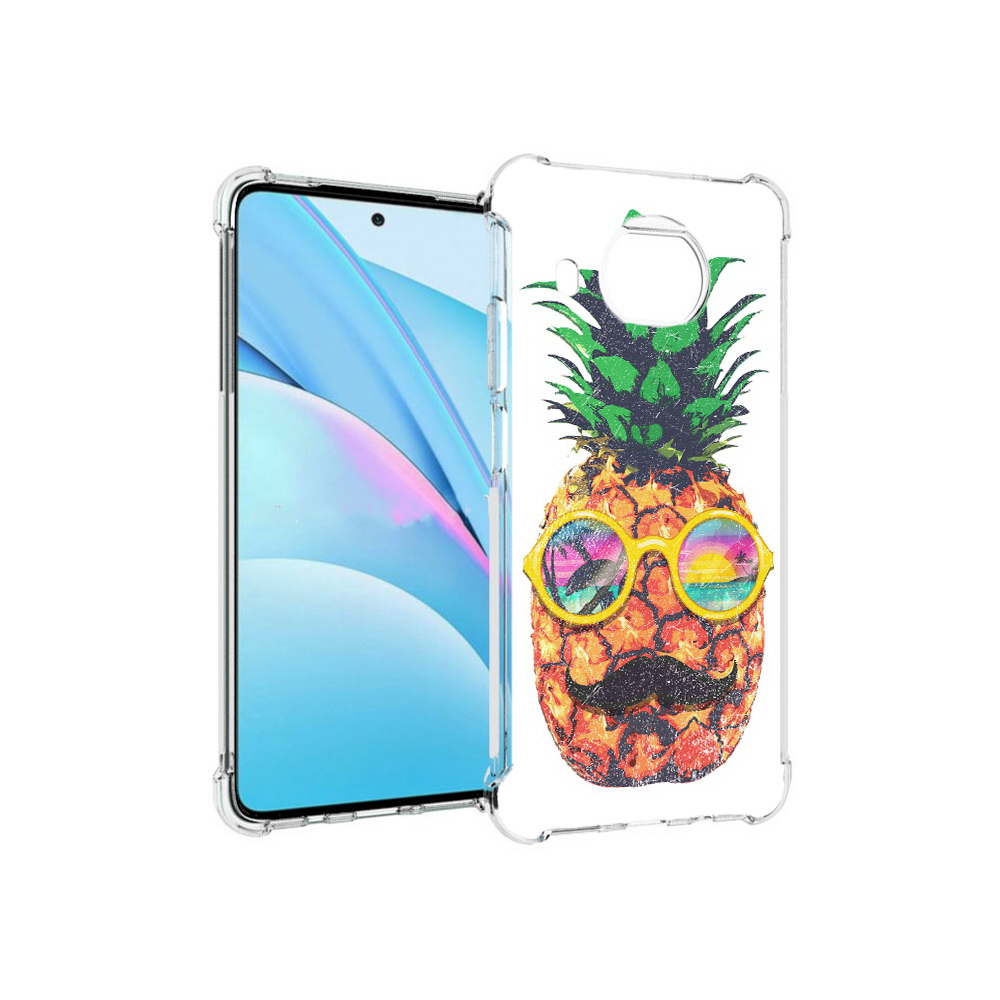 Чехол MyPads Tocco для Xiaomi Mi 10T Lite прикольный ананас с лицом (PT154732.269.556)
