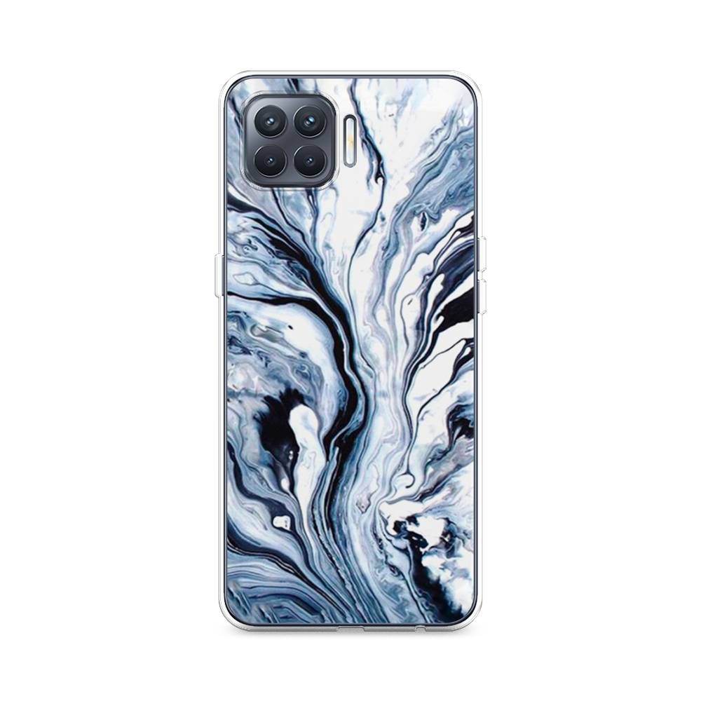 

Чехол Awog на Oppo Reno 4 lite "Голубой минерал мрамор", Разноцветный, 254550-3