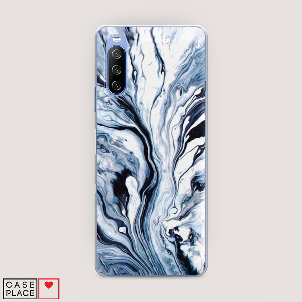 

Чехол Awog на Sony Xperia 10 III "Голубой минерал мрамор", Разноцветный, 54950-3