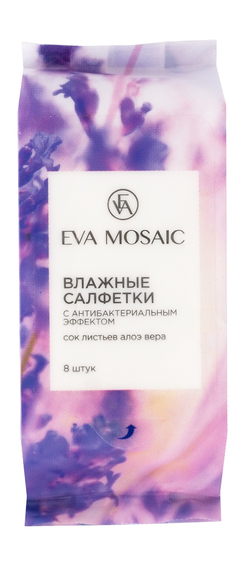 Влажные салфетки Eva Mosaic с антибактериальным эффектом
