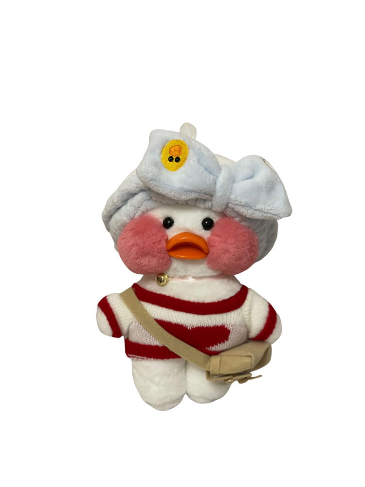 Мягкая игрушка уточка лалафанфан (lalafanfan duck) в очках из TikTok/ТикТок 666213/16