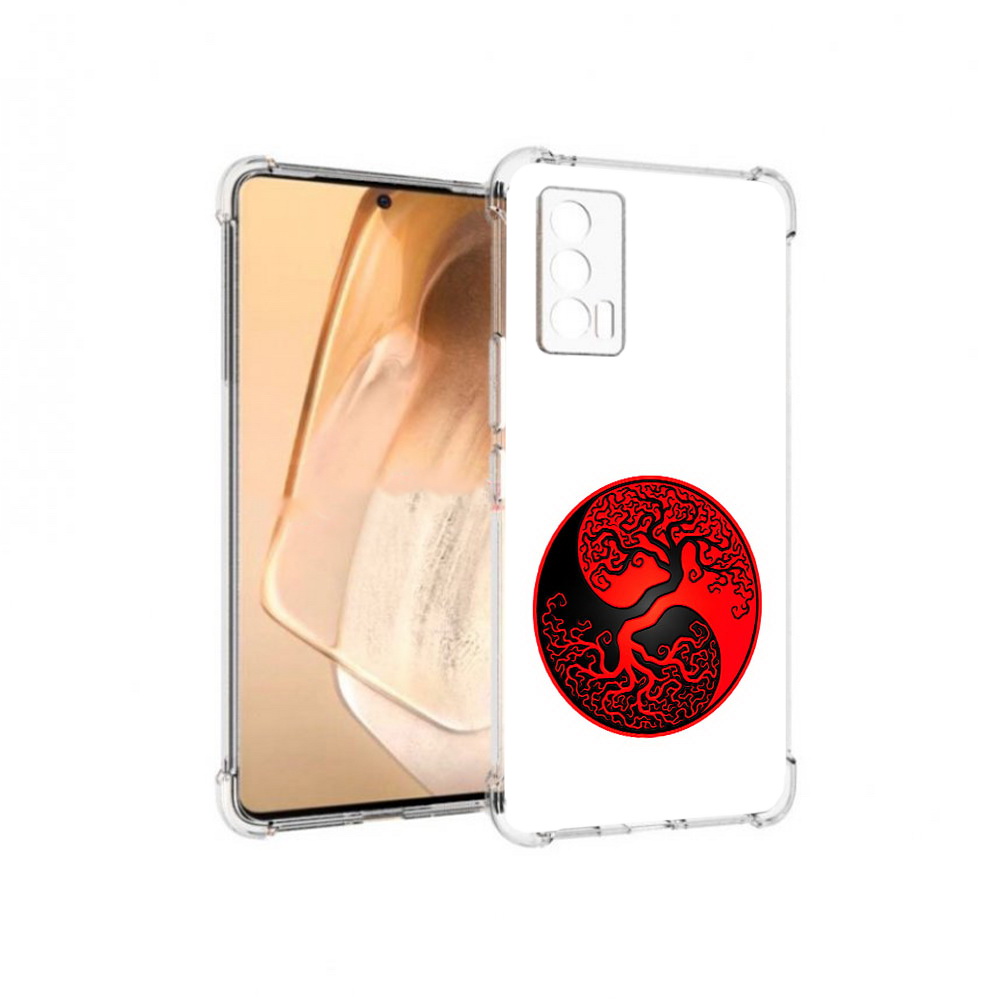 

Чехол MyPads Tocco для Vivo iQOO Neo 5 инь янь дерево (PT226960.398.379), Прозрачный, Tocco