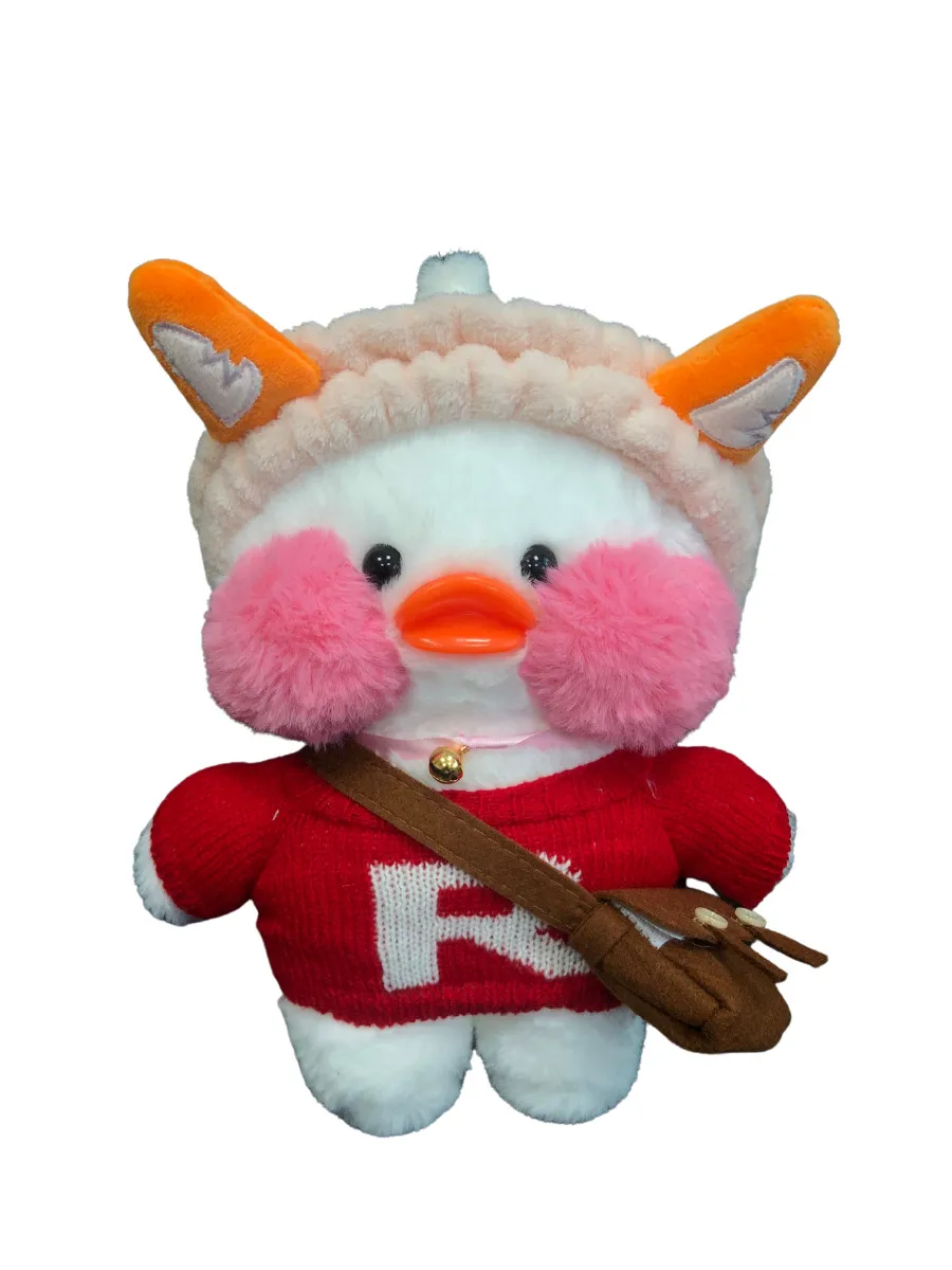 фото Мягкая игрушка уточка лалафанфан (lalafanfan duck) в очках из tiktok/тикток 666213/20 nobrand