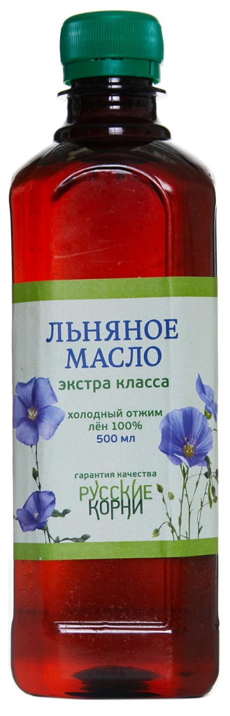 Купить Льняное масло Русские корни 500 мл