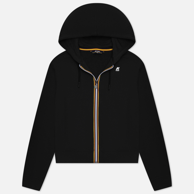 Женская толстовка K-Way Deline Zip Hoodie чёрный, Размер XS