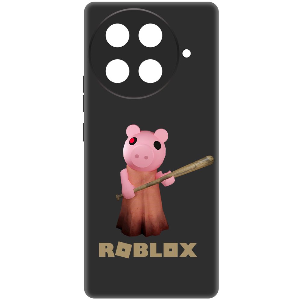 

Чехол-накладка Krutoff Soft Case Roblox-Пигги для TECNO Camon 30S Pro черный