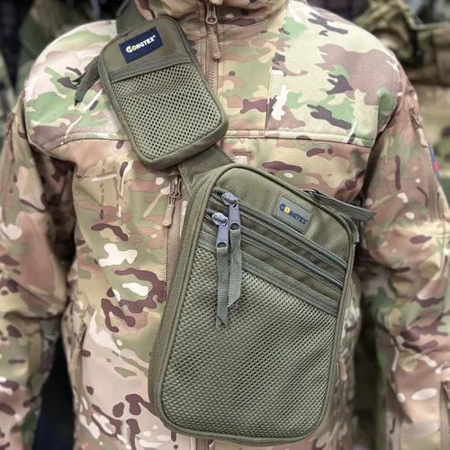 

Сумка нагрудная через плечо/для скрытого ношения пистолета, Зеленый, Single Shoulder Bag
