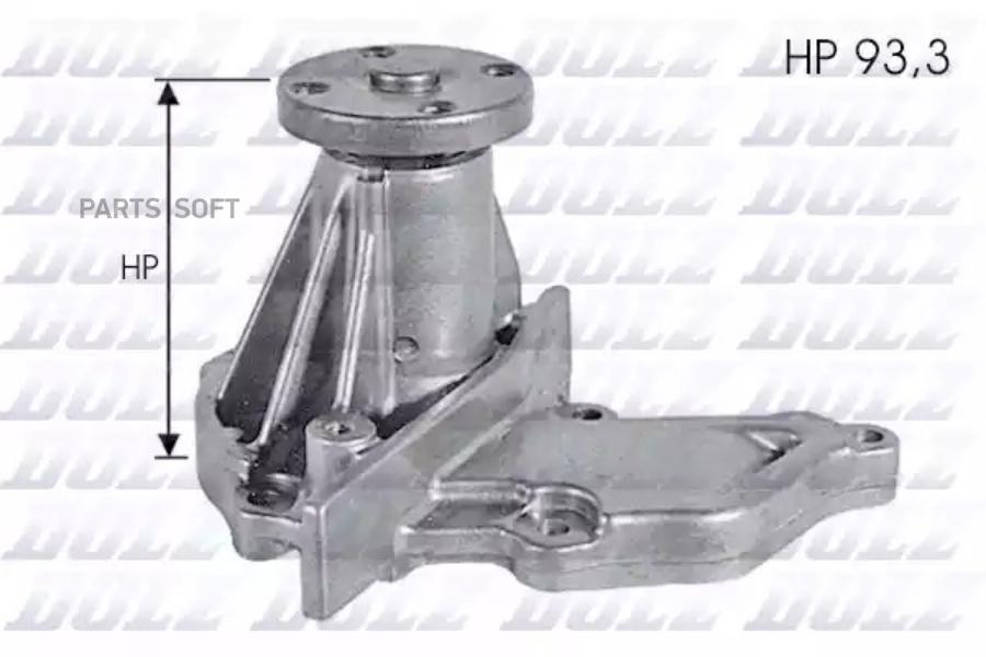 

Помпа, водяной насос ford fusion/fiesta v/focus ii/c-max 1.25/1.4/1.6l dolz f-133