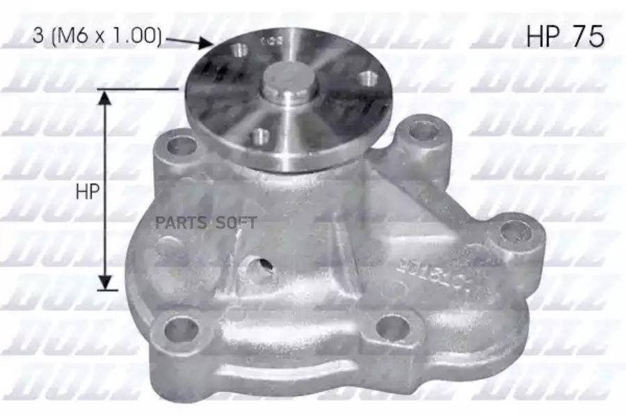 

Помпа, водяной насос opel astra g/h/meriva a/zafira b mot.1,7cdti dolz o-142