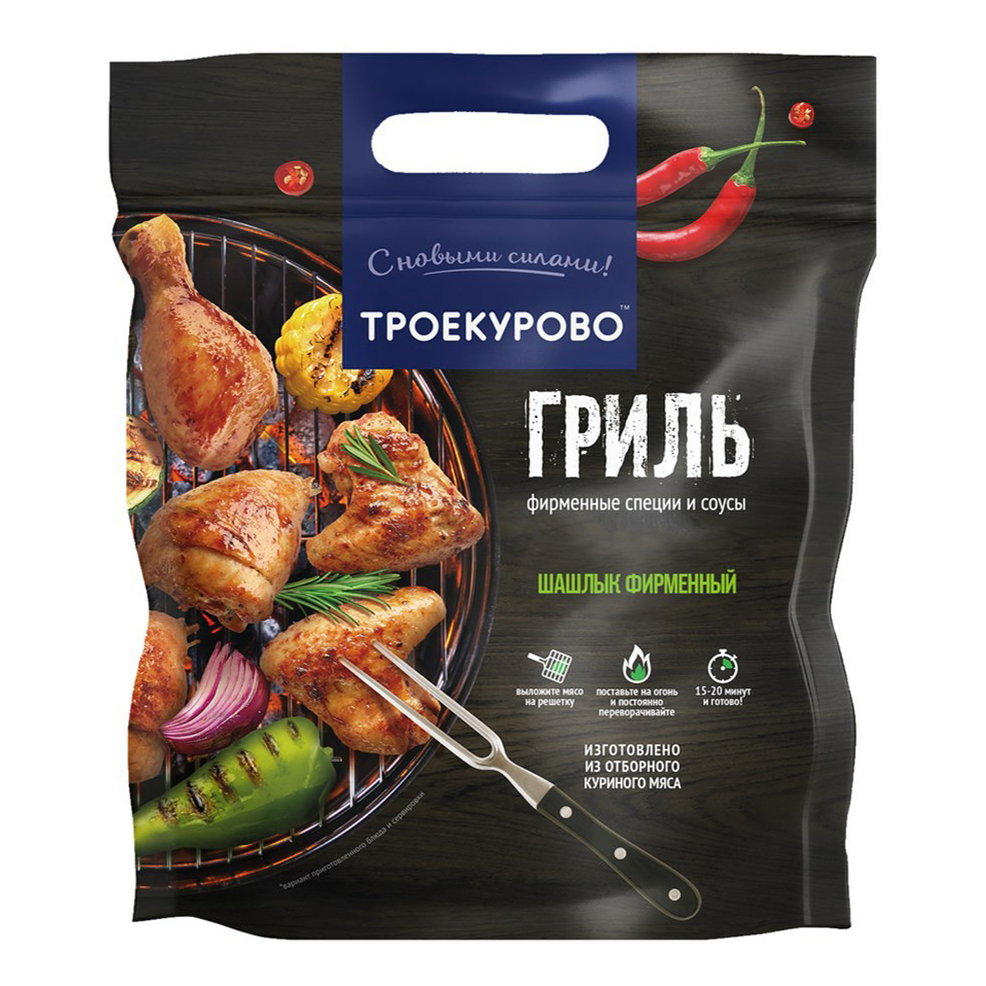 

Шашлык куриный Троекурово Фирменный охлажденный