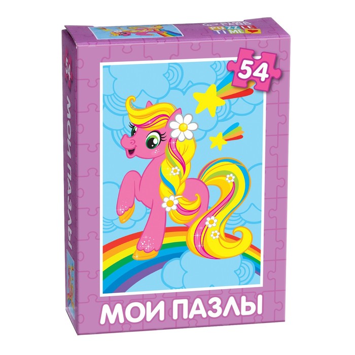 

Пазл детский «Сказочный пони №1», 54 элемента, Пазлы 54 элемента Puzzle Time