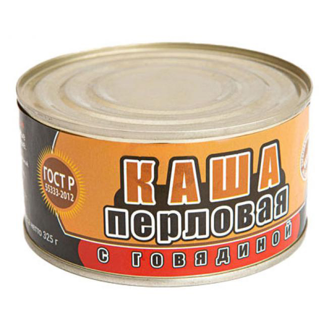 

Каша перловая Скопинский МК с говядиной 325 г, Каша перловая с говядиной