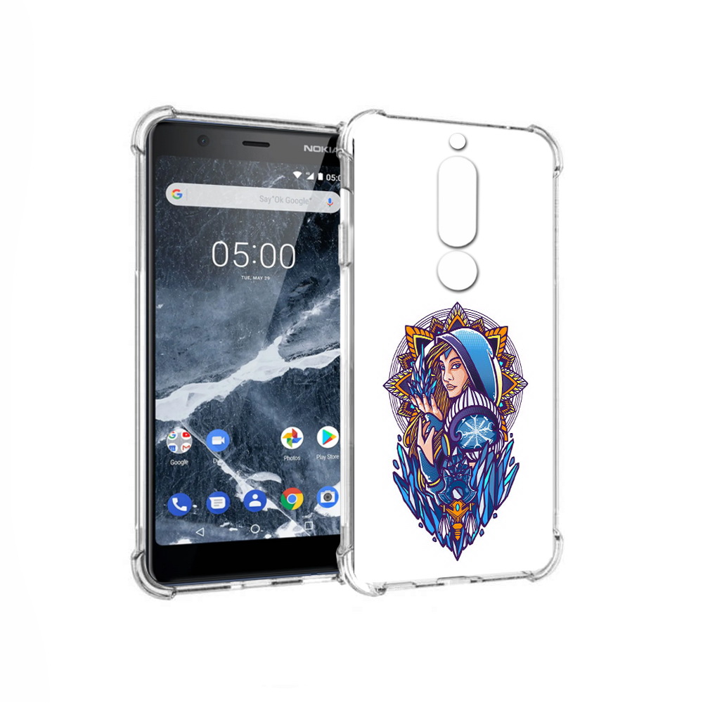 

Чехол MyPads Tocco для Nokia 5.1 кристал мейден дота 2 (PT114144.121.415), Прозрачный, Tocco