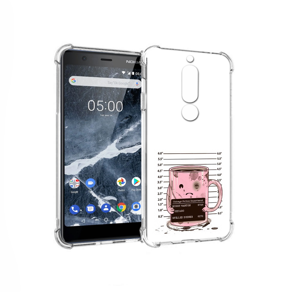 

Чехол MyPads Tocco для Nokia 5.1 кружка (PT114144.121.420), Прозрачный, Tocco