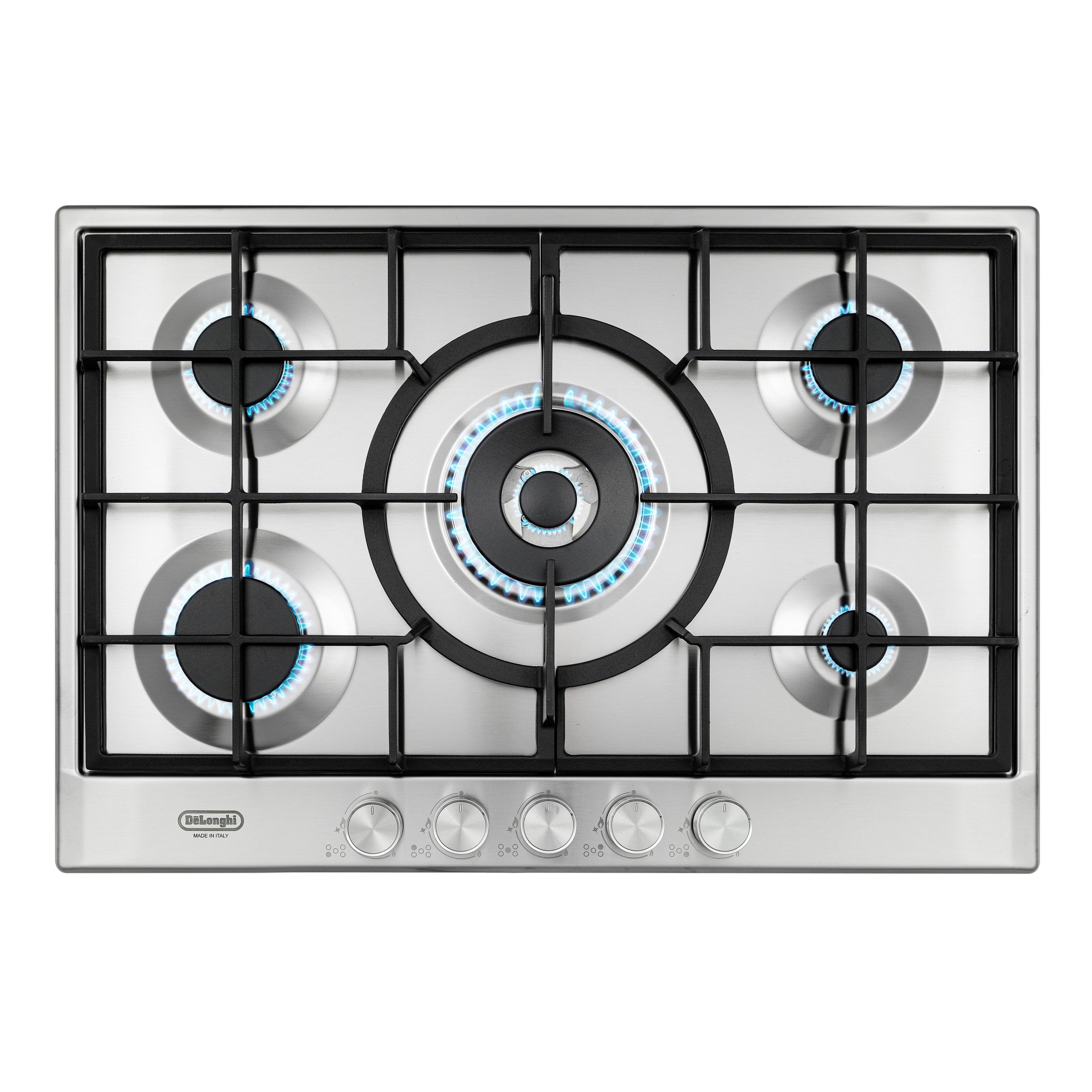 Встраиваемая варочная панель газовая Delonghi NSL 575 X RUS серебристый