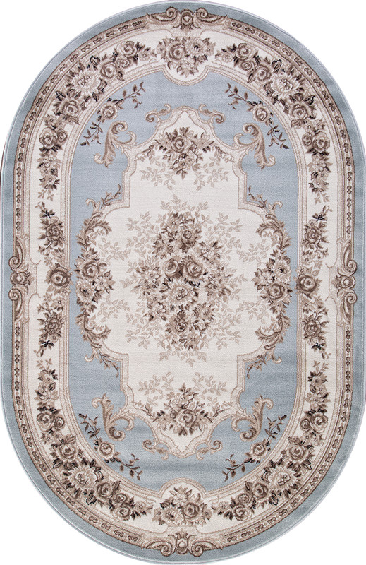 

Ковер российский AkTs 150x300 см голубой, 4015-VA