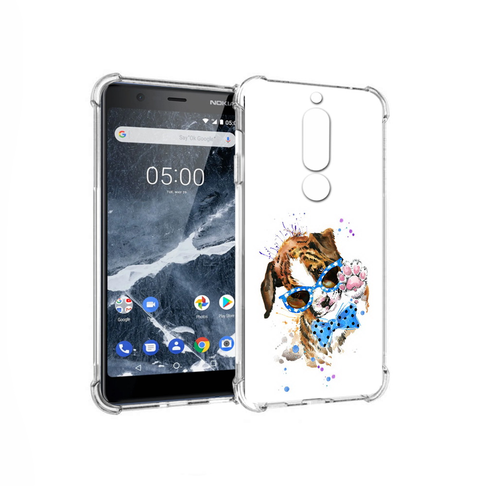 

Чехол MyPads Tocco для Nokia 5.1 лапочка (PT114144.121.434), Прозрачный, Tocco