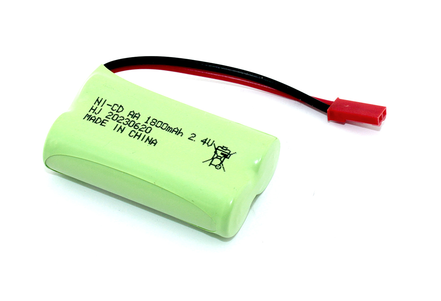 Аккумулятор Ni-Cd 2.4V 1800mah AA Flatpack разъем JST plug